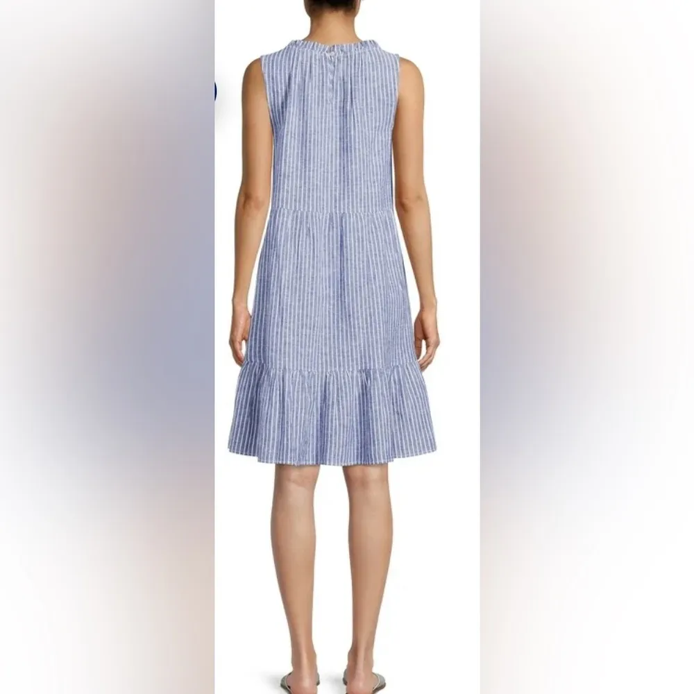 Beach Lunch Lounge linen cotton sun dress size XS NWT - Image 3