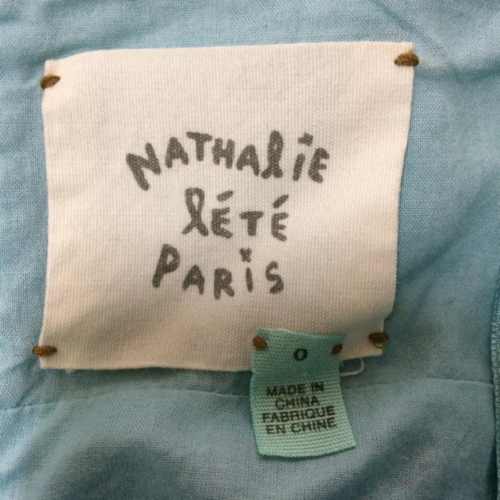 Anthropologie Blue Sed Sweetbriar By Nathalie Lete Paris - Image 2