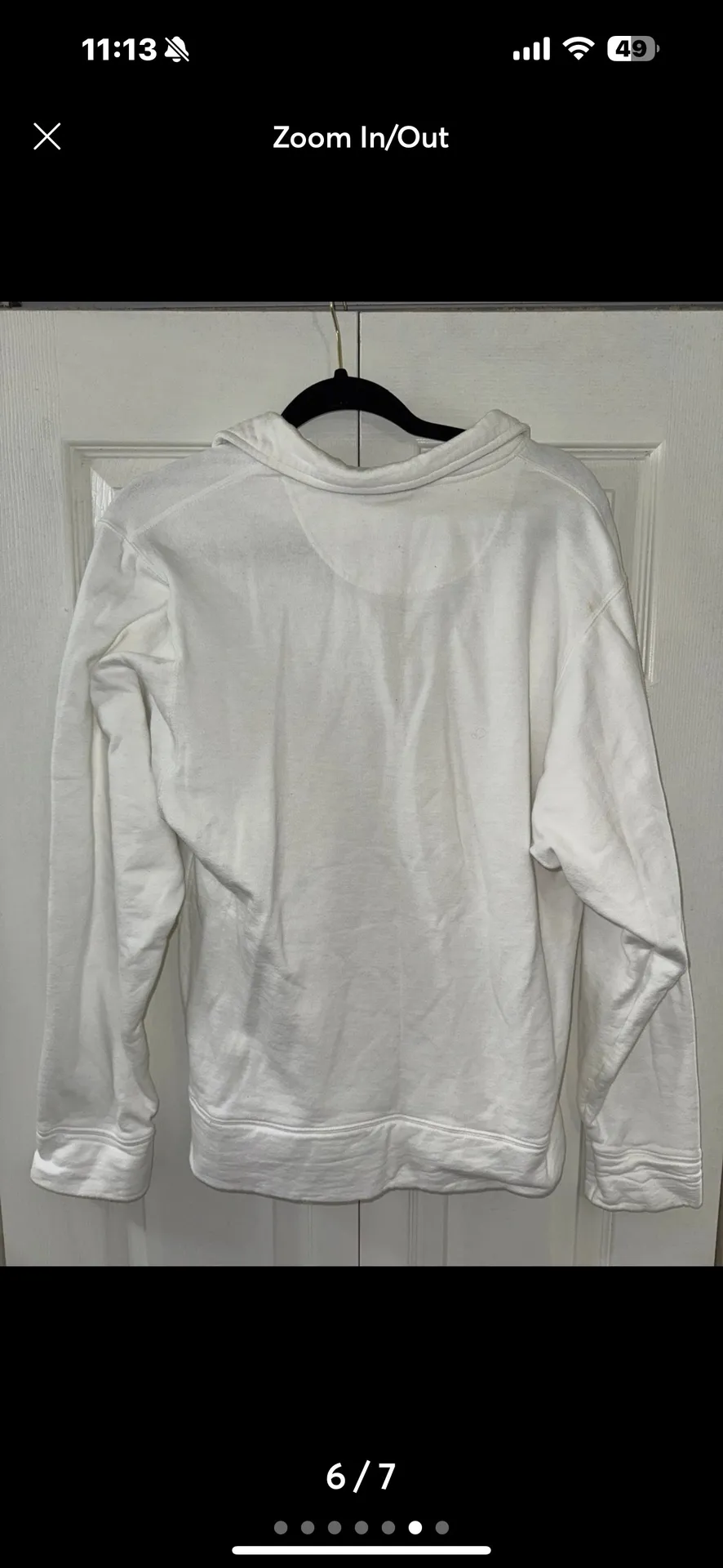 Cropped Pullover White - Image 5