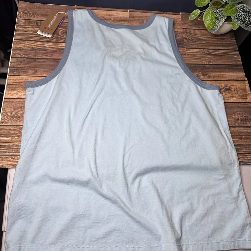 Women's P-6 Label Organic Tank NWT Size Medium (Fin Blue) Style #37578 - Image 7