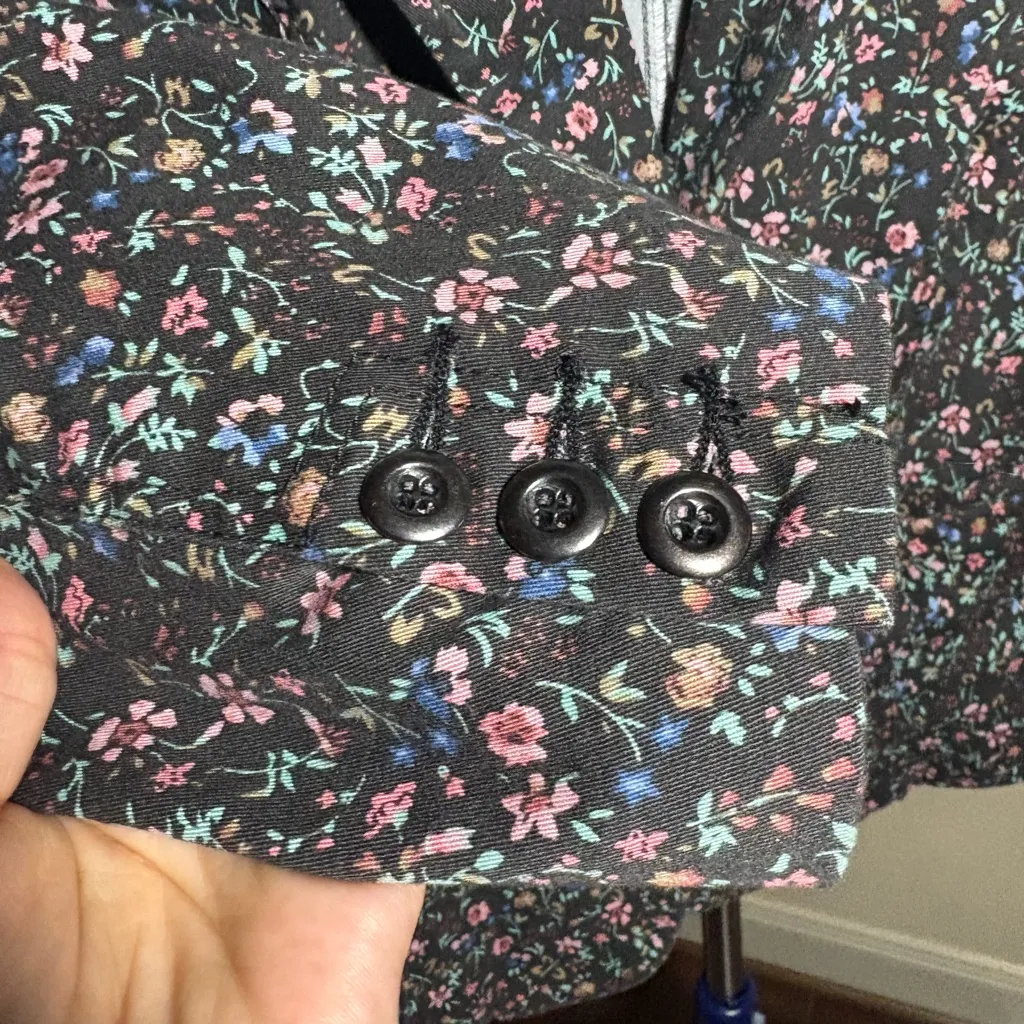 American Rag Black Blazer Classic Structured Suit Jacket - Image 6