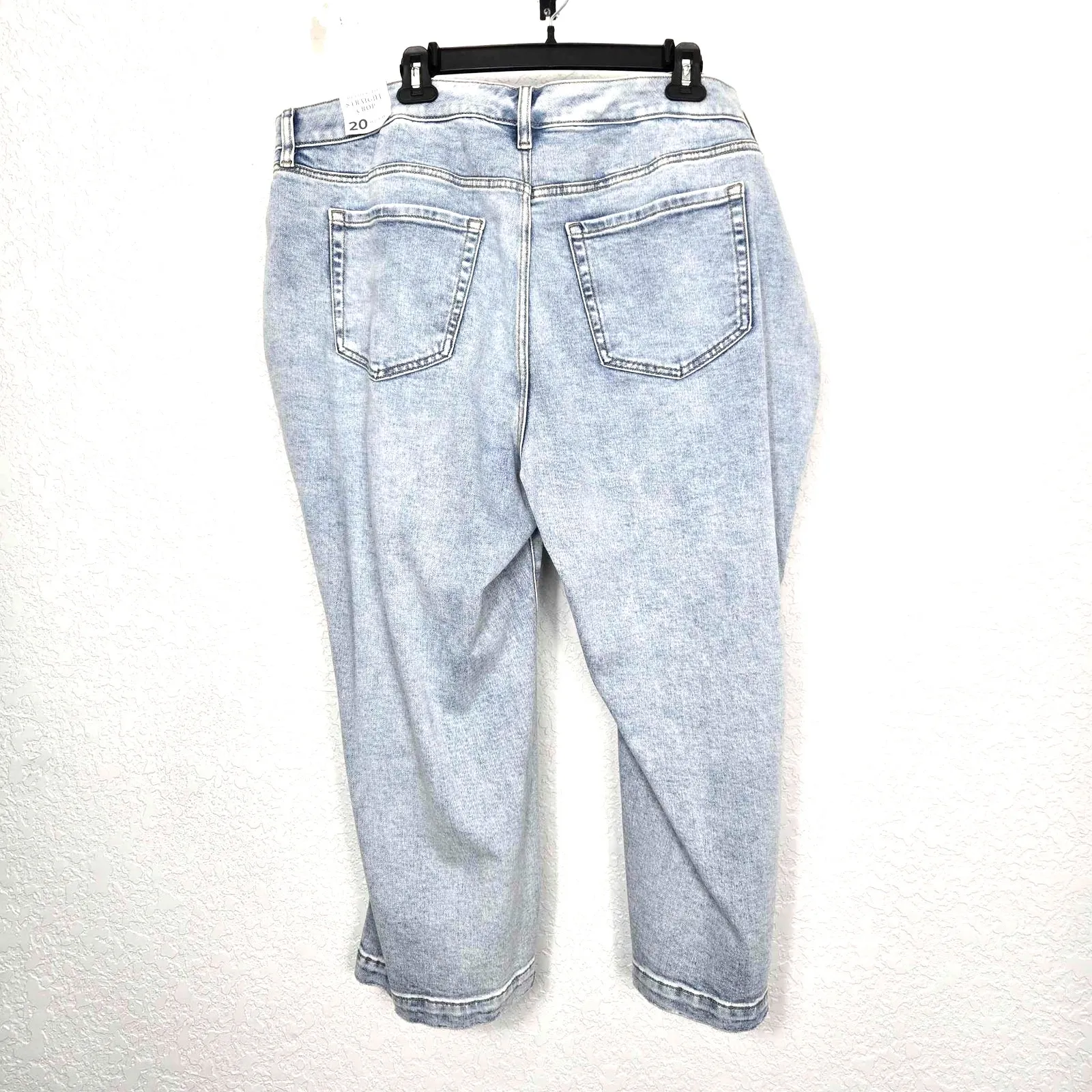 NWT Lane Bryant Signature Fit Straight Crop Jean Size 20 - Image 6