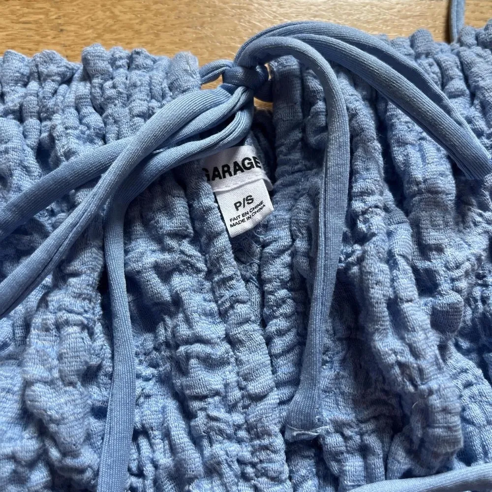 Garage  Blue Textured Tank Top - Image 3