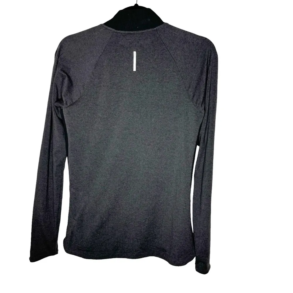 Rei Co Op 1/4 Zip Lightweight Base Layer Grey Black Medium - Image 5