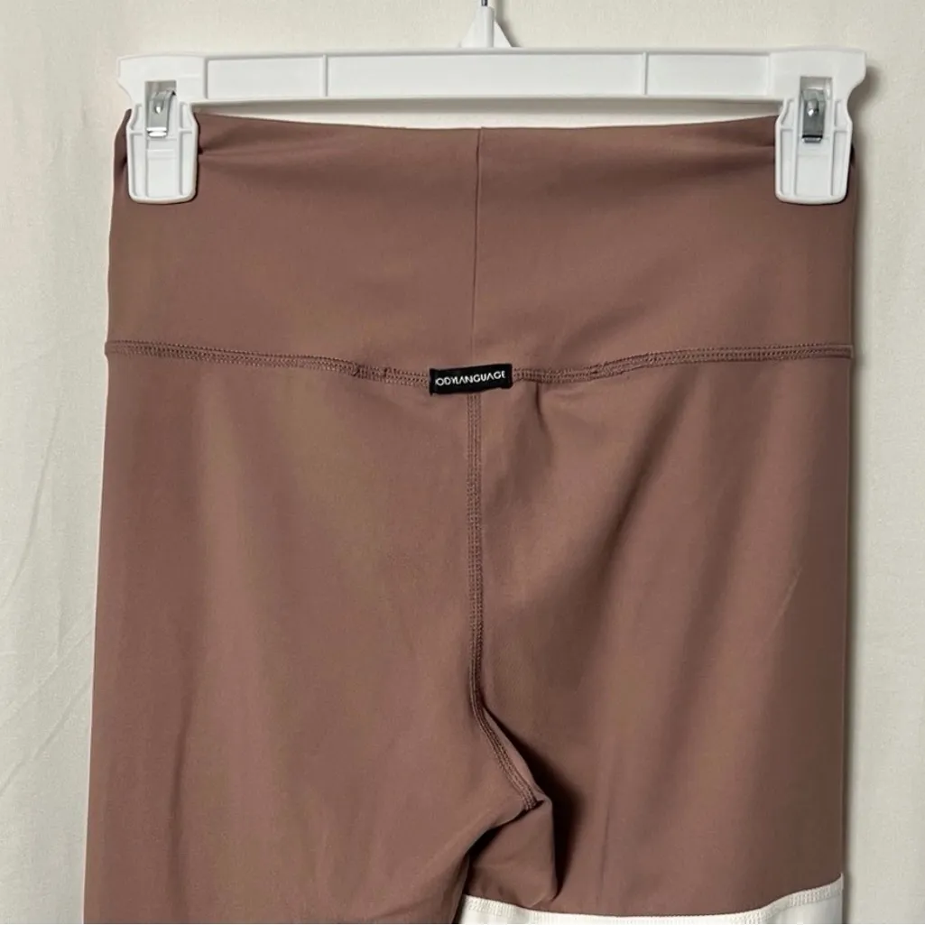 Body Language x CYCLEBAR Bella Leggings Size Small Brown - Image 6