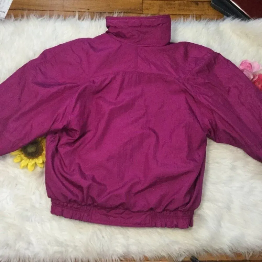 Equipt Winter Vintage Magenta Coat Size Small Pink - Image 6