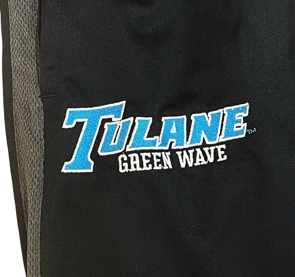 Nike S Tulane Green Wave Team Epic Training Pant Embroidered WarmUp Pockets Mesh - Image 6