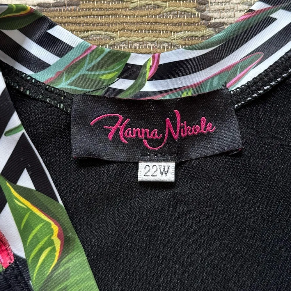 Floral Rash Guard Swimsuit Long Sleeve One Piece Rashguard Zip - Image 4