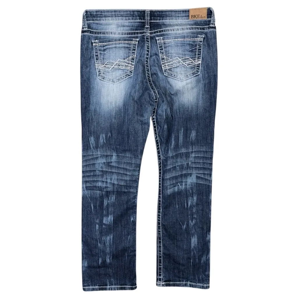 Buckle BKE Sabrina Low Rise Straight Leg Jeans Women’s 30 x 28 Whiskered Y2K - Image 2