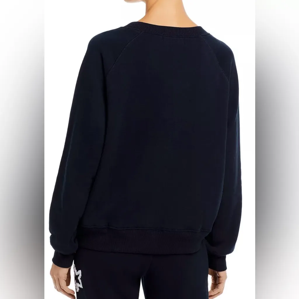 Wildfox Celestial Stiches Star Sommers Relaxed Fit Sweatshirt Black Size XL - Image 8