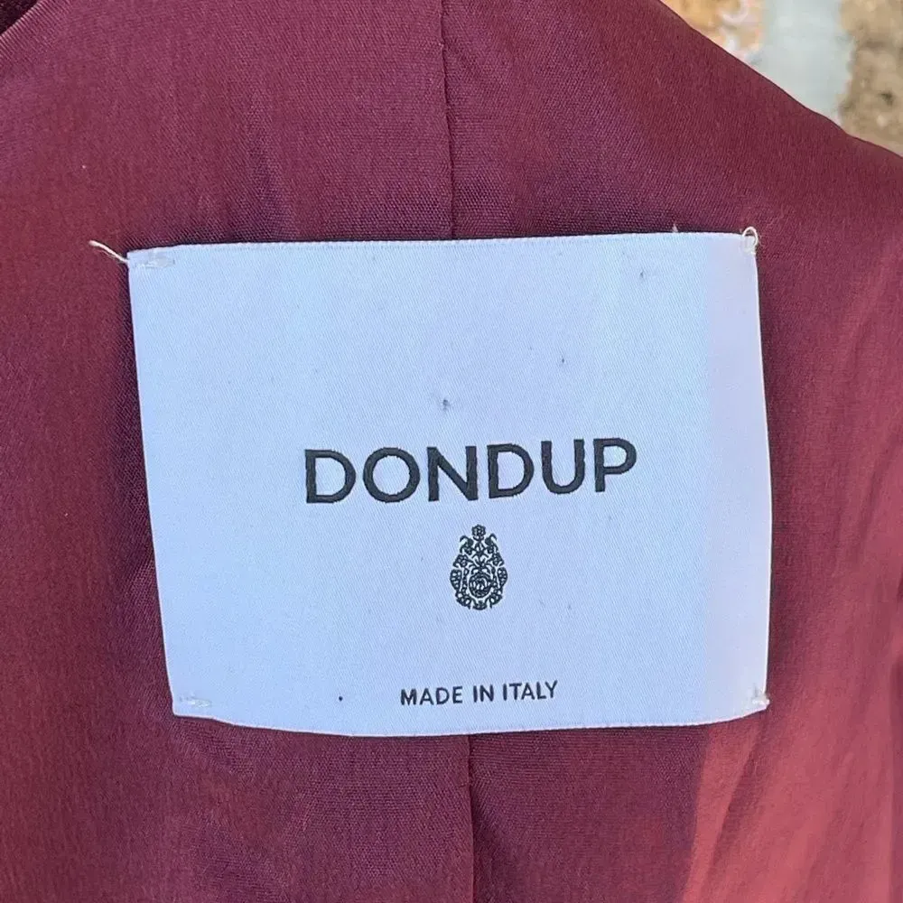 DONDUP LUMIA STRUCTURED ELEGANT BLAZER medium Red - Image 12