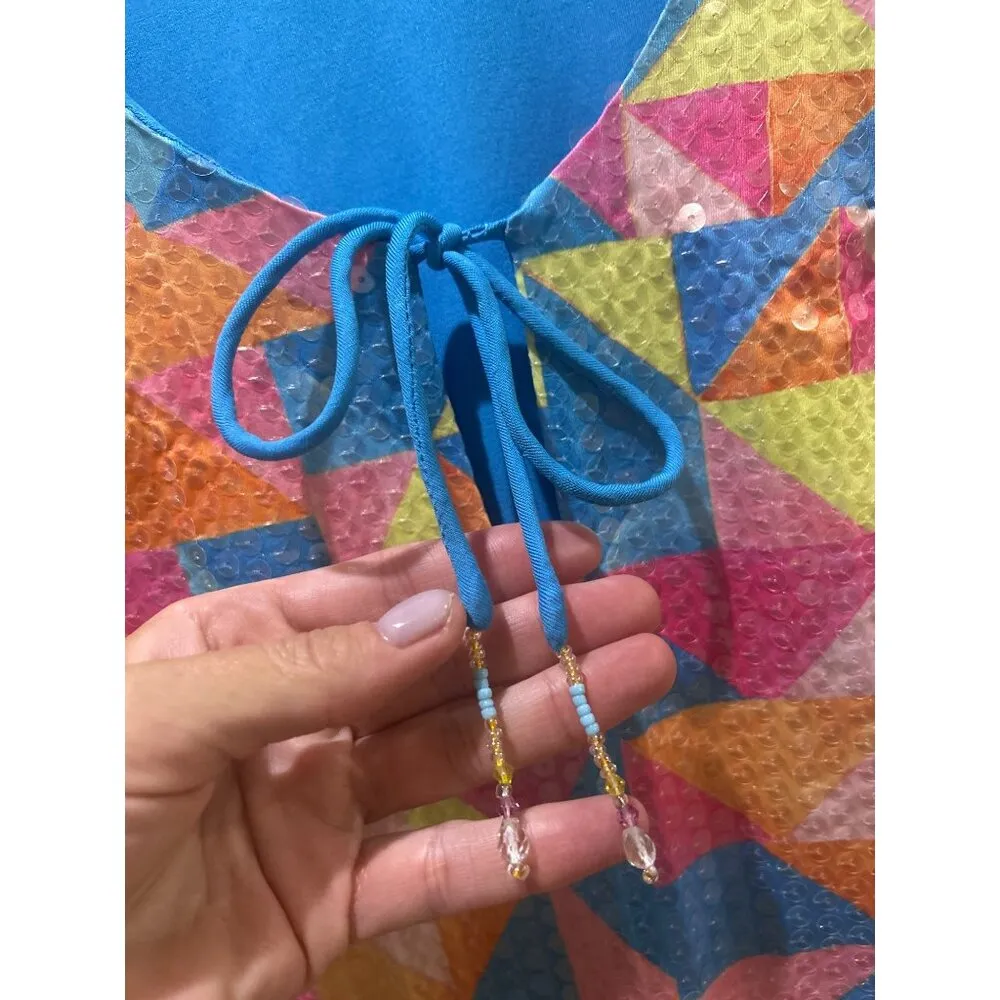 Show Me Your Mumu Matilda Sequin Mini Dress Womens Size Small - Image 8