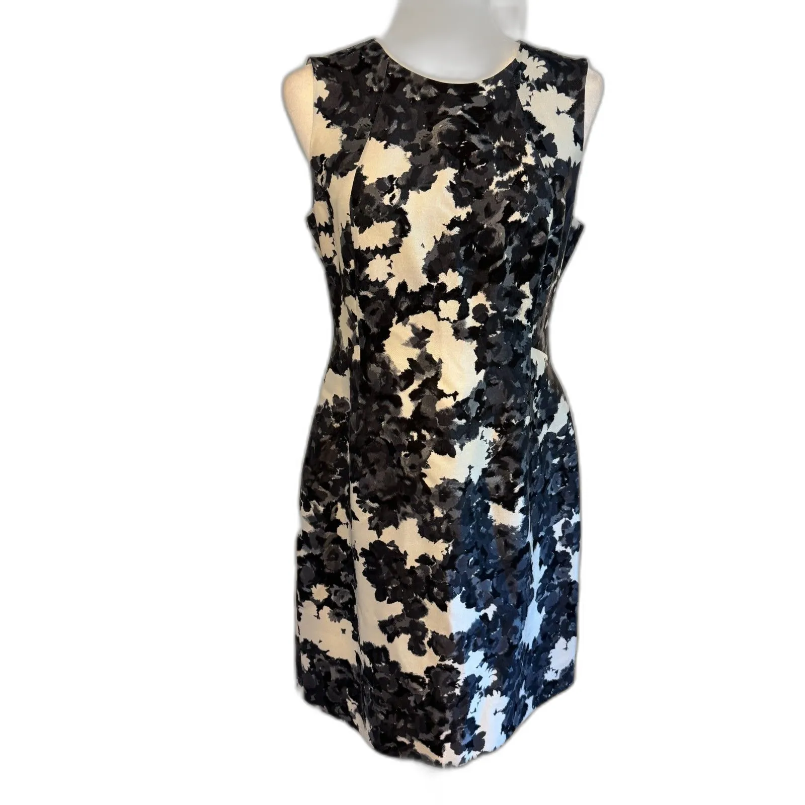 Kate Spade | Carrier Crew Neck "Leena" Sheath Dress Size 10 Cotton & Silk Blend - Image 3