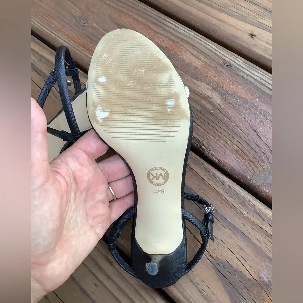 MK sandals on modern stiletto heels 🖤🤍 - Image 7
