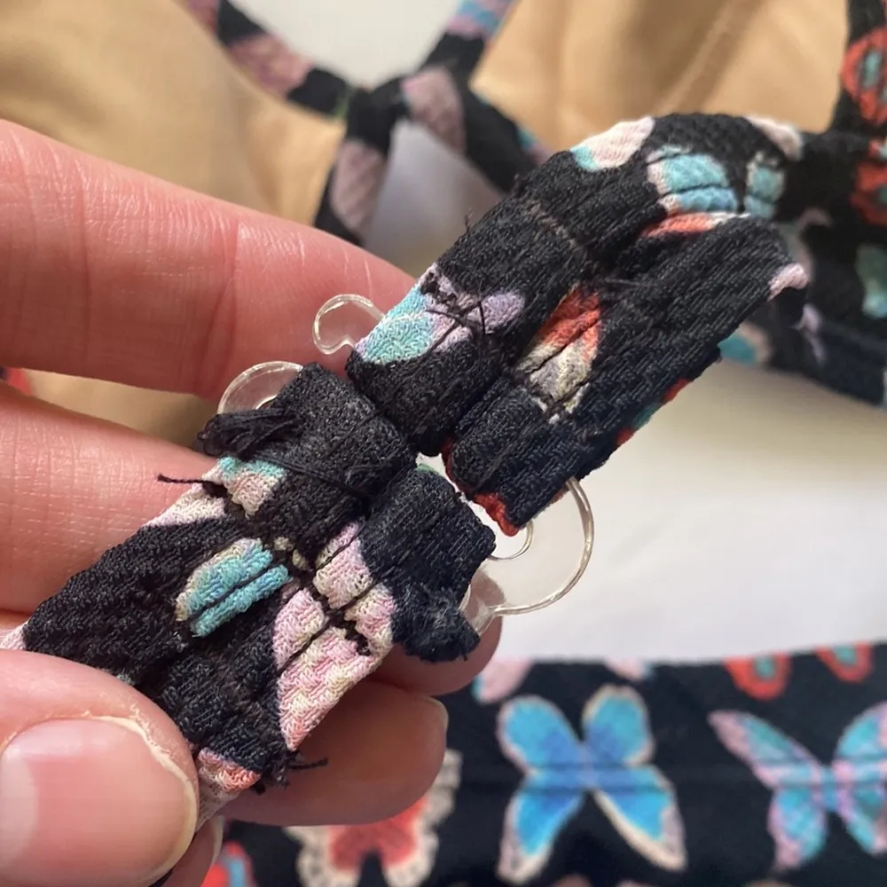 Vintage 90s Kathy Ireland butterfly print bikini, size 8 - Image 5