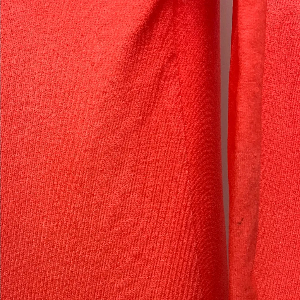 Krisa Vibrant Orange Open Front Draped Cardigan - Size XS - Image 10