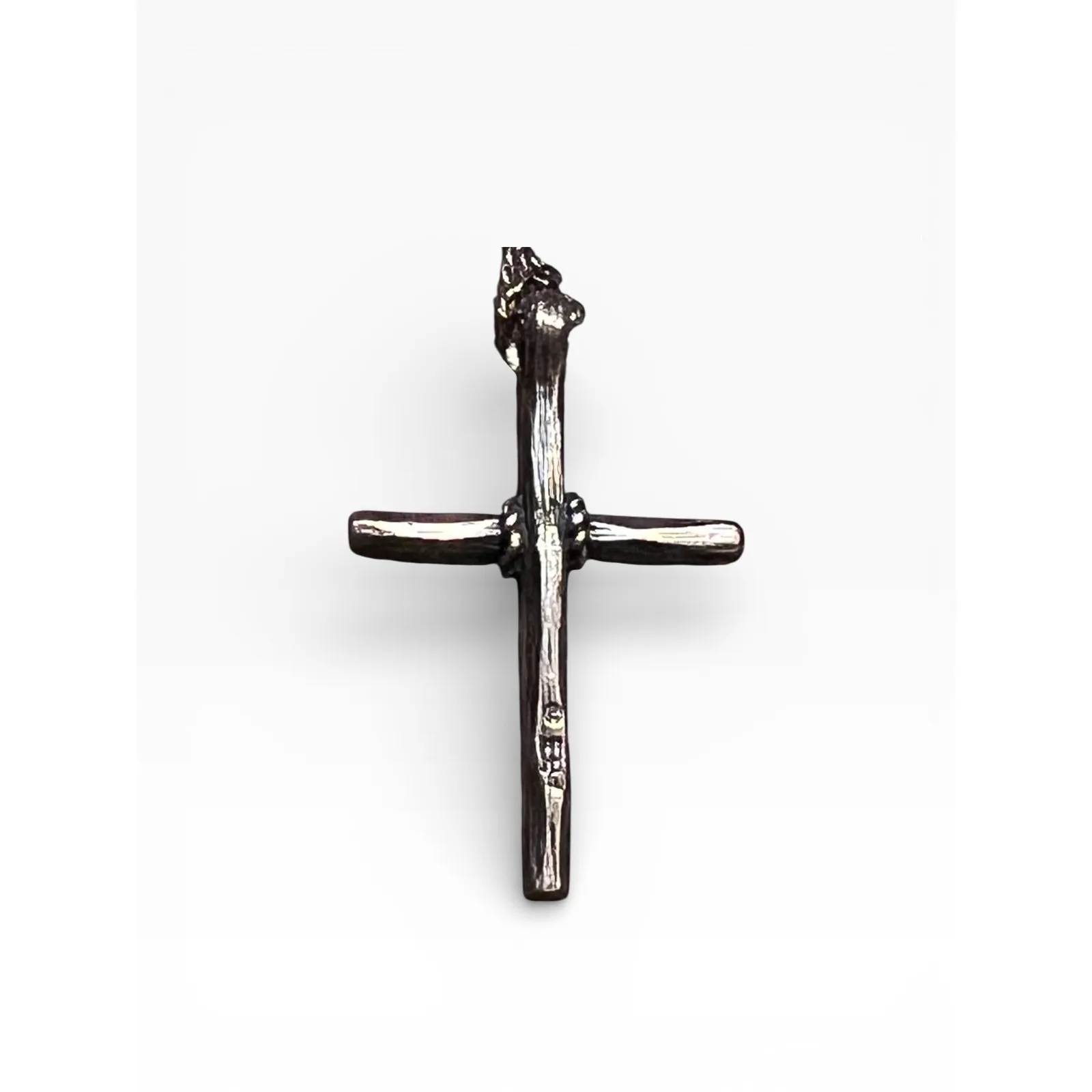 James Avery Old Rugged Cross Sterling Silver 925 Cross Necklace Religious 20" - Image 2