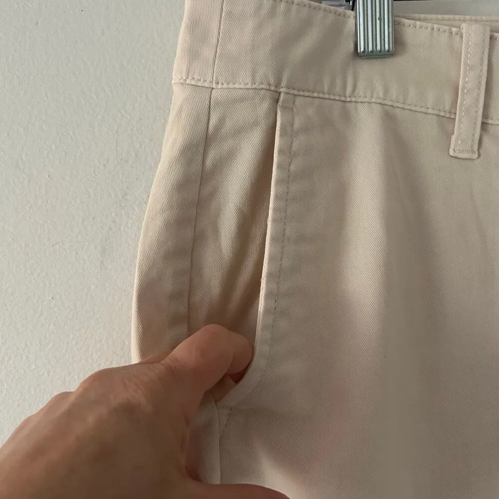 J. Crew Women's Straight Leg High Rise Kate Chino Khaki Pants Size 16 New - Image 2