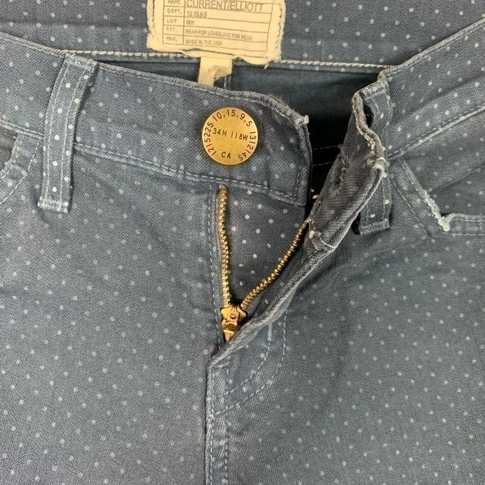 Current Elliott Stiletto Lake Skinny Jeans Blue 24 - Image 3