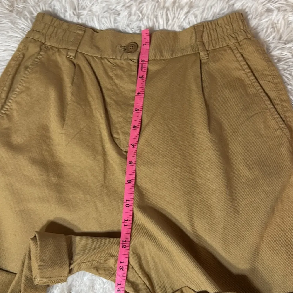 United Colors of Benetton Linen Shorts Wide Leg Turn up Hem Belt Loops 4 NWOT - Image 7