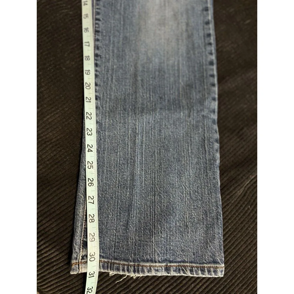 Lucky Brand Dungarees Classic Fit Straight Denim Jeans 10/30 Mid‎ Rise Med Wash - Image 8