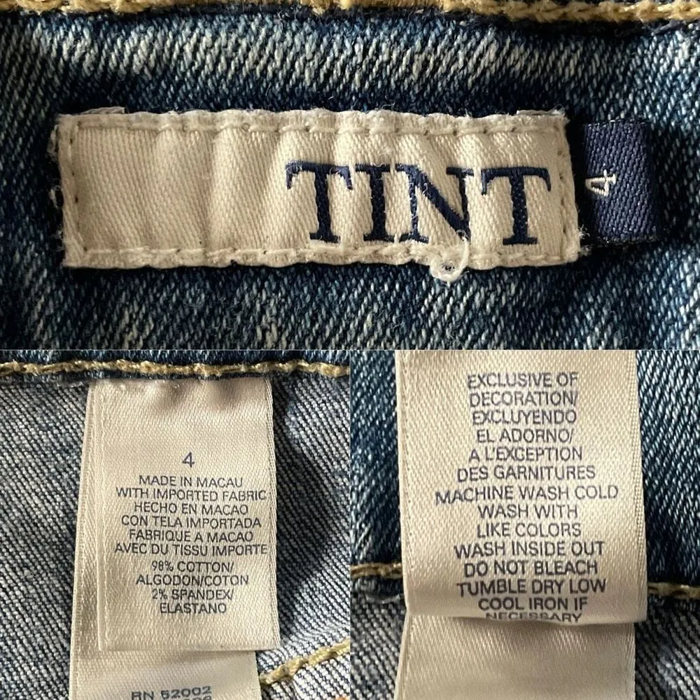 Tilt Blue Custom Cutoff Denim Jean Shorts 4 - Image 4