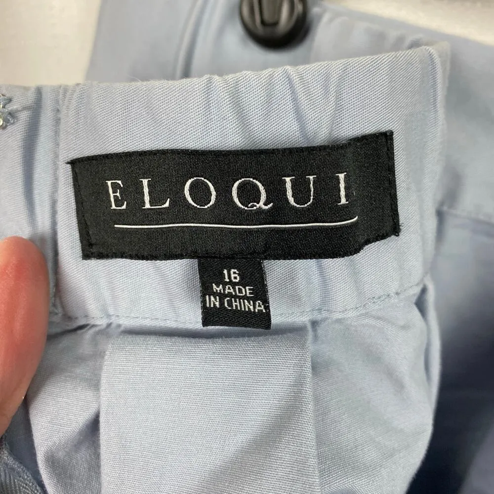 Eloquii Light Blue Circle Midi Skirt Sz.16W - Image 3