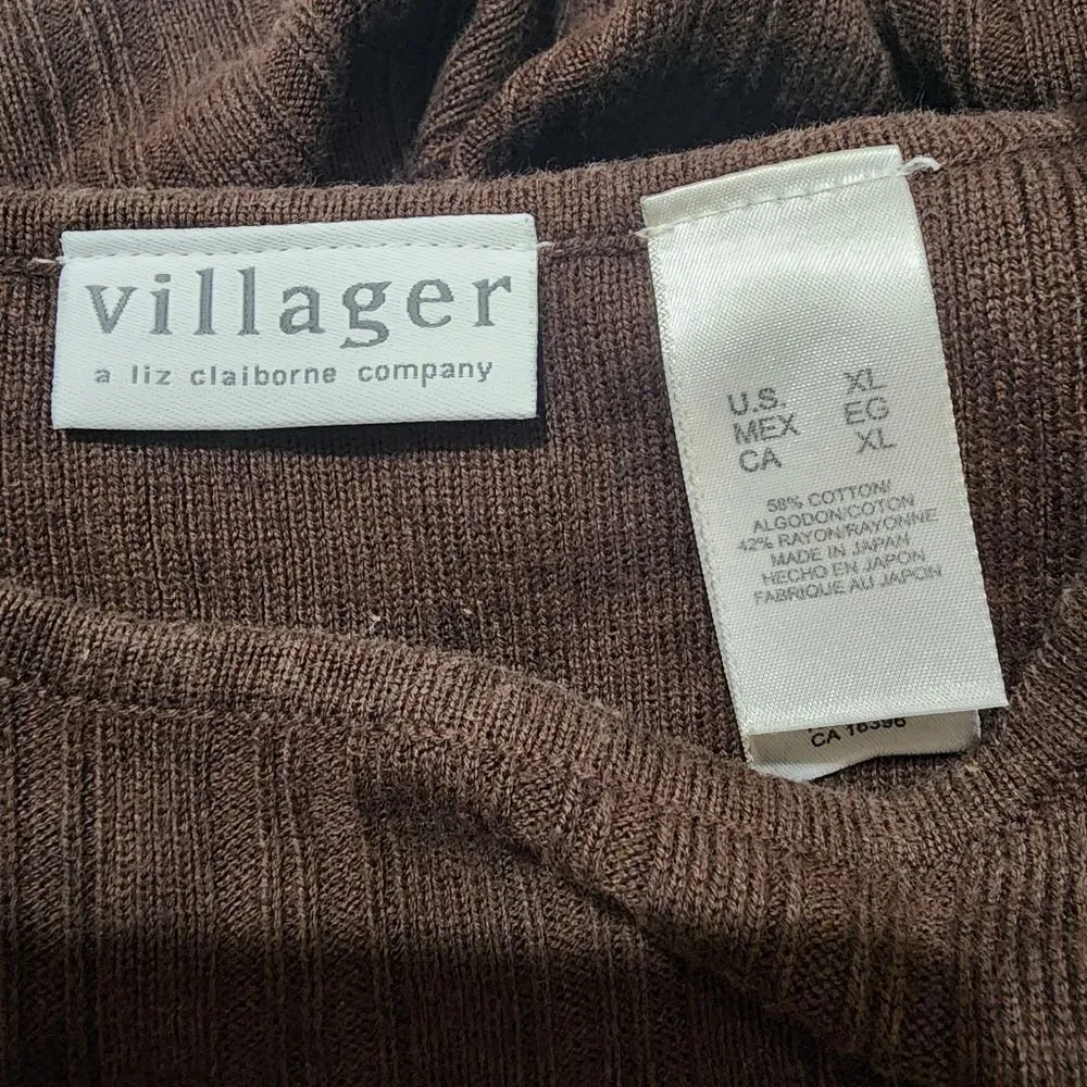 Villager Brown Sleeveless Top (XL) - Image 5