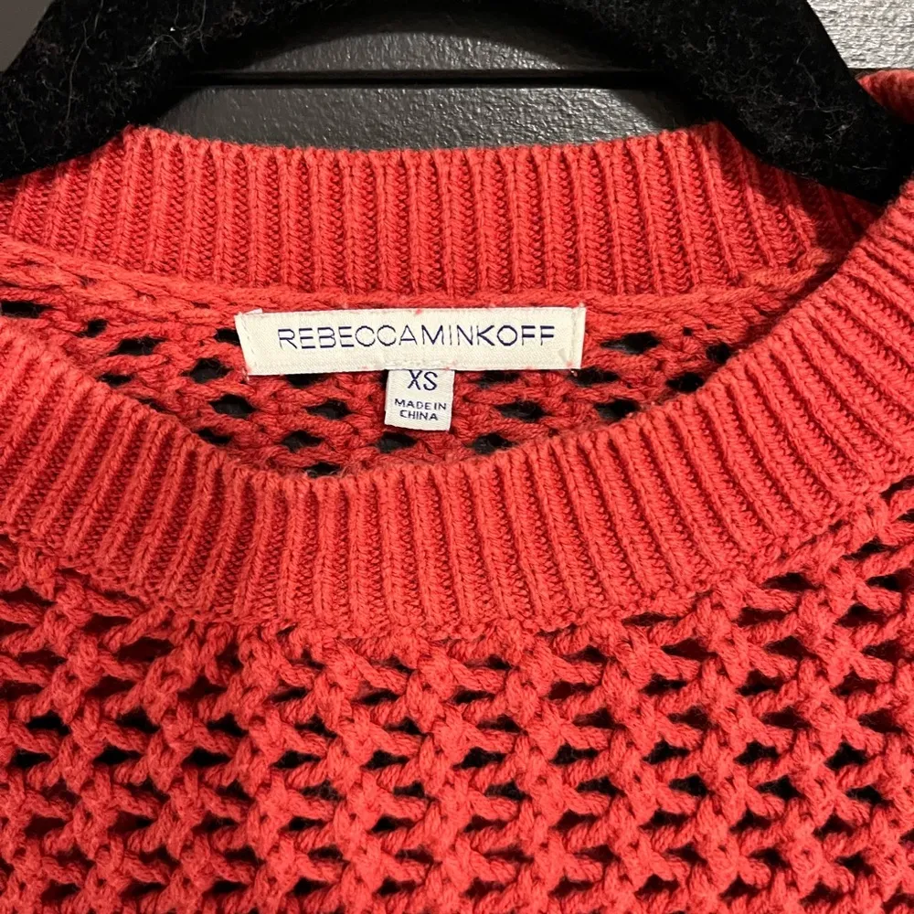 REBECCA MINKOFF Bianca Knitted Pullover Sweater Women’s Sz XS EUC - Image 4