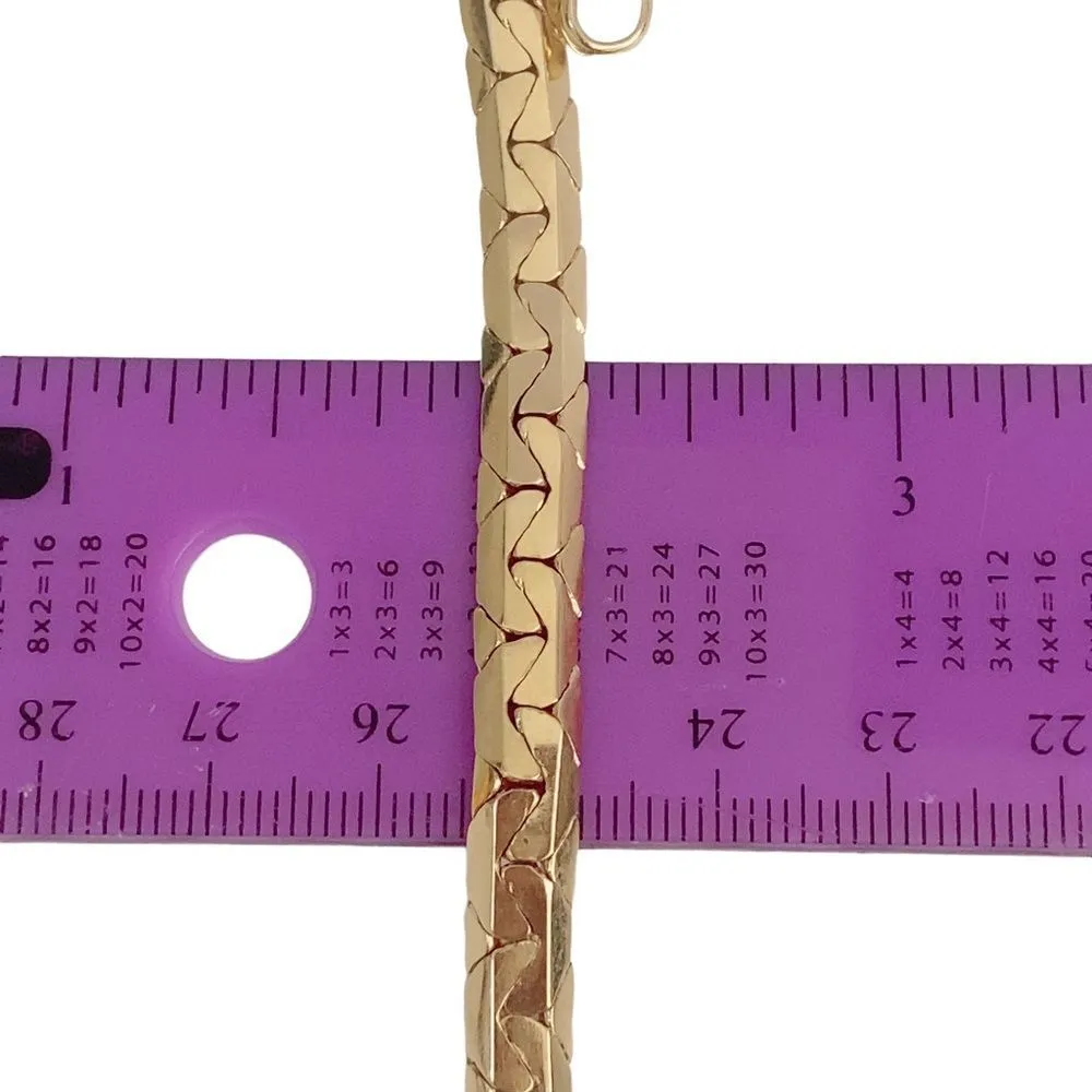 Stunning Thick Sturdy heavy gold Monet chain Statement Runway necklace - Image 8