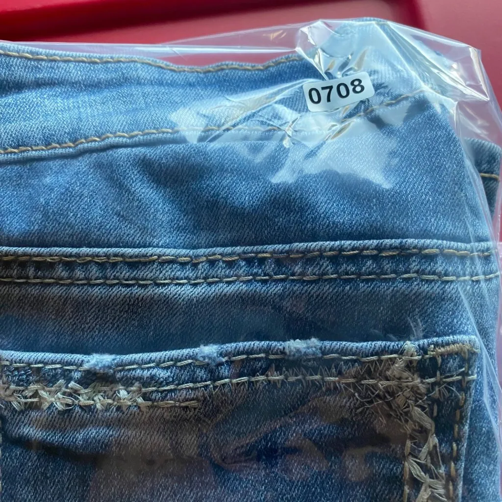 Silver Jeans Womens 28x33 Suki Bootcut Embroidered Mid Rise Stretch Dark Wash - Image 14