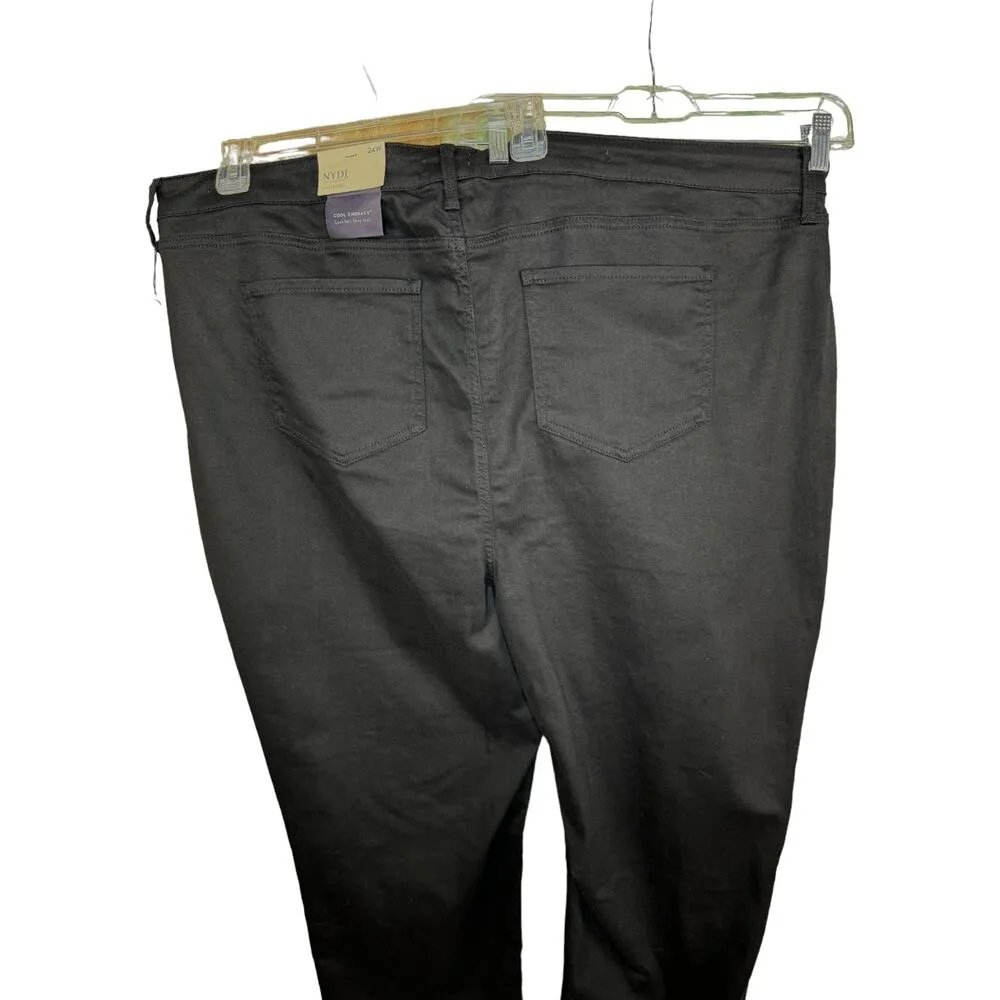 NYDJ Margot Girlfriend Cool Embrace Black 24W Lift Tuck Technology NWT - Image 11