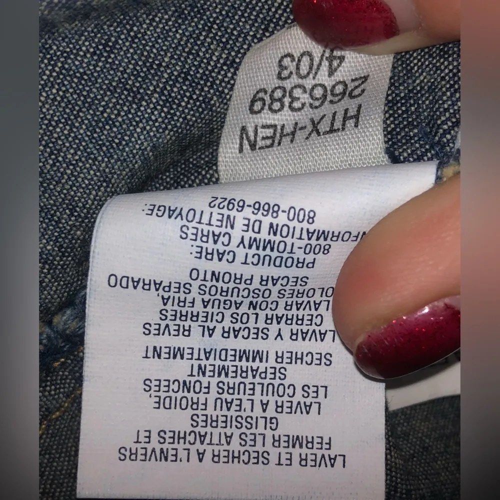 Vintage Y2K 2003 Tommy Jeans Denim Dress - Image 5