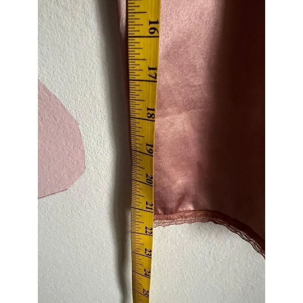 Pink Lace Trim‎ Cami Top, Romantic, Soft Grunge, Coquette, Kawaii, Retro Size M - Image 5