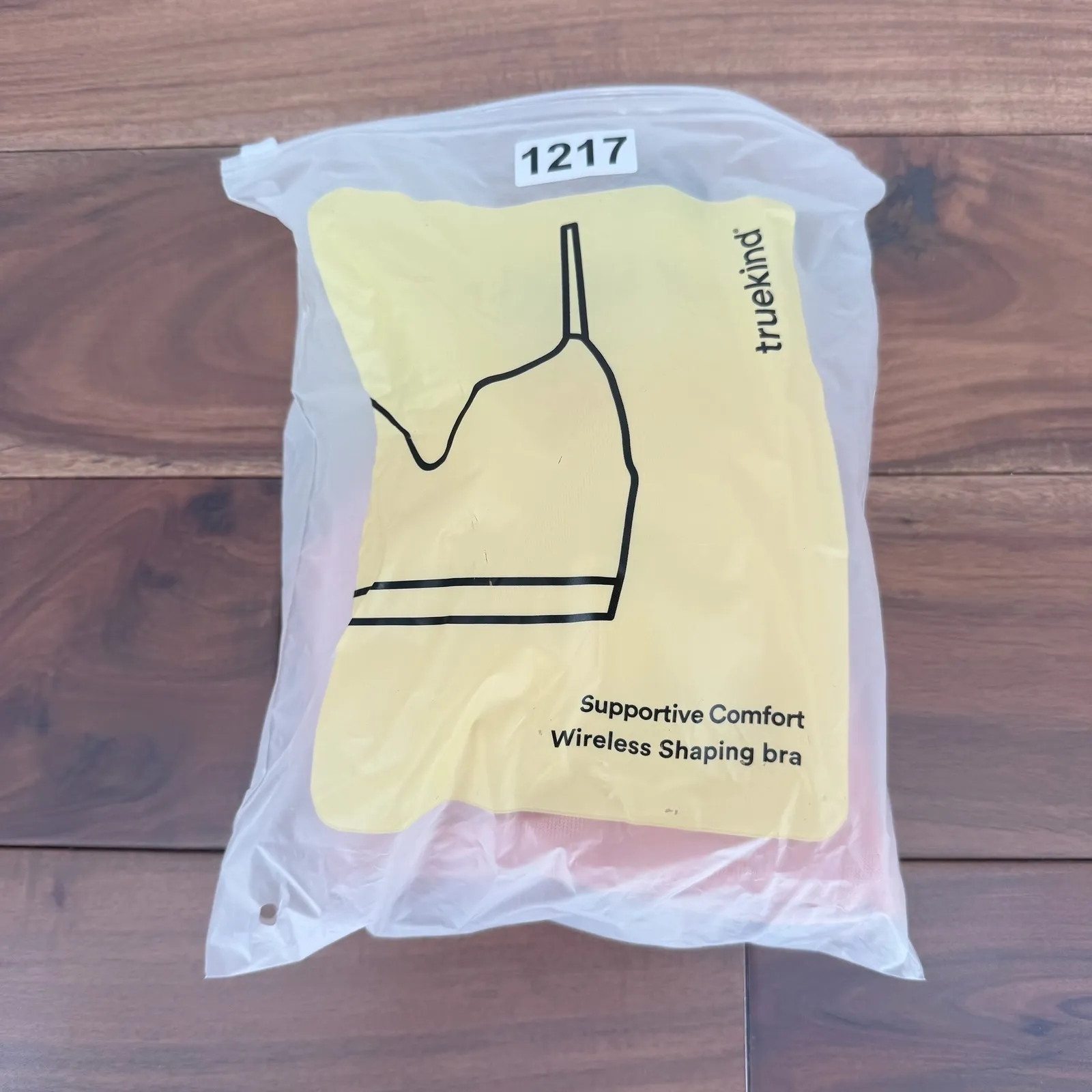 Truekind Supportive Comfort Wireless Shaping Bra Seamless Smooth Fabric Pink L Size L - Image 5