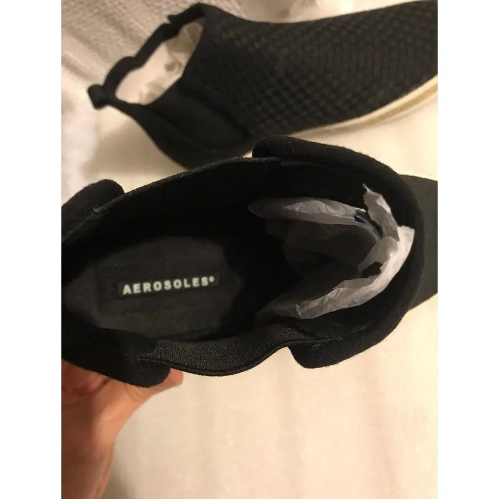 Aerosoles Women's Fun Fair Fashion Sneakers slip on - Black Fabric size 8 - Image 6