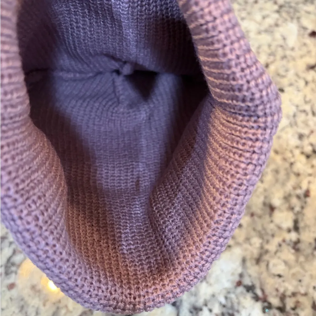 Tilly's Purple Knit Beanie - Image 3