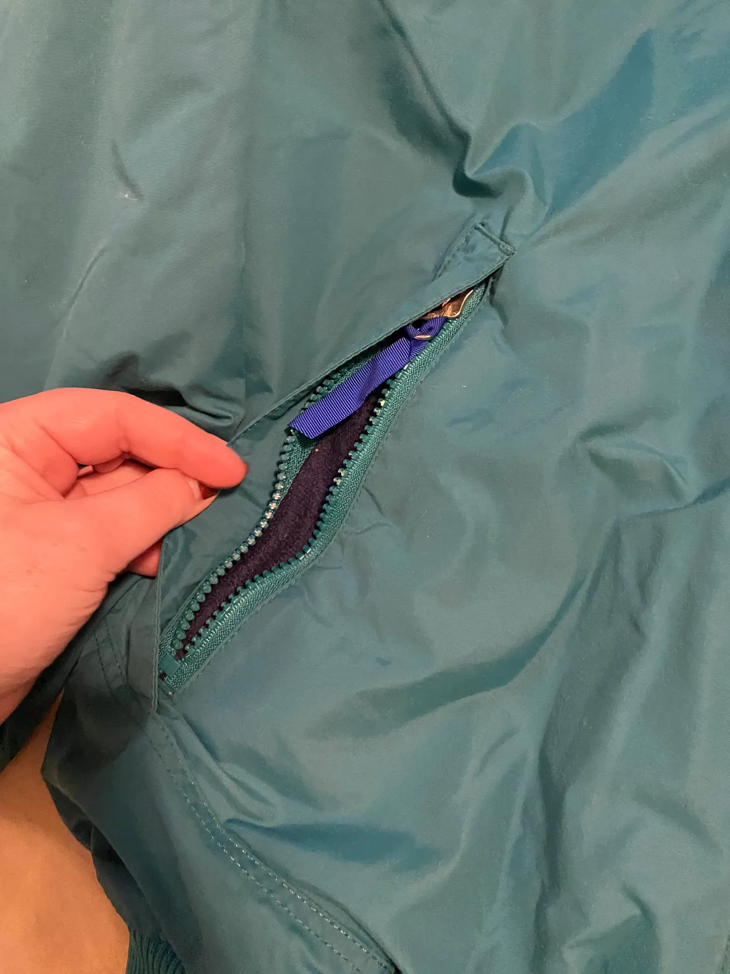 Patagonia Fleece Bomber Jacket - Image 3