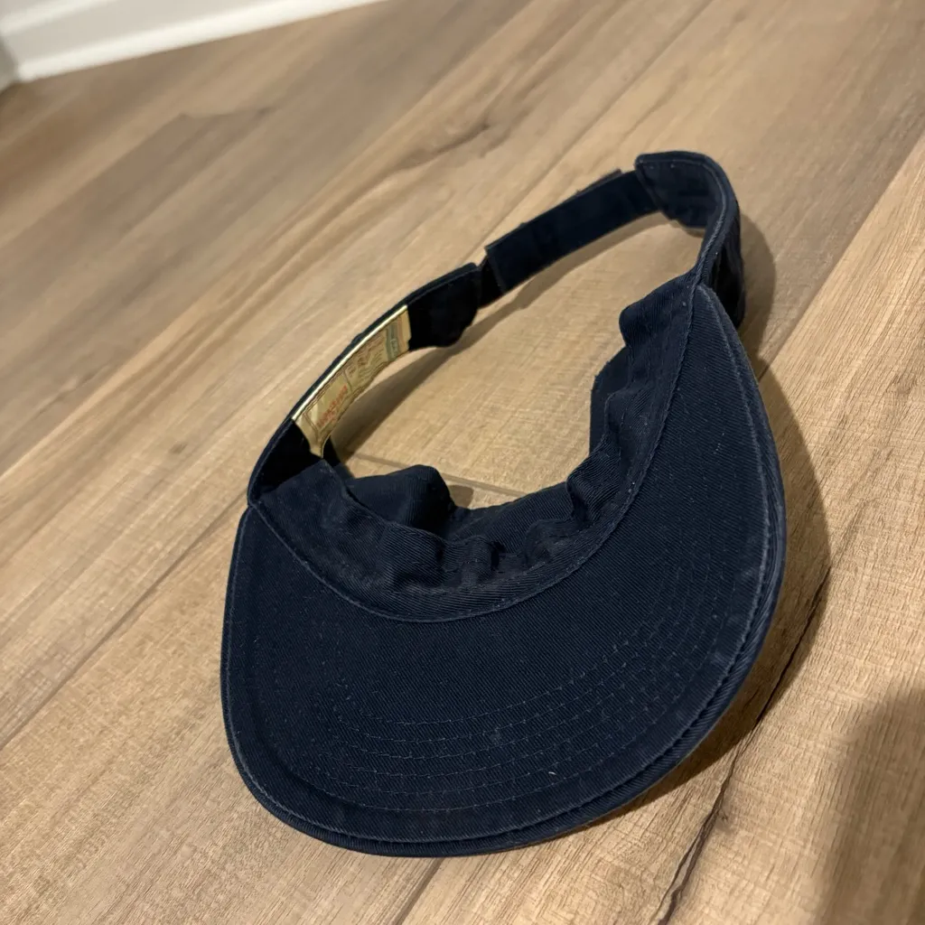 Twins Enterprise Vintage New York Yankees‎ Navy Blue Visor with White Logo - Image 6