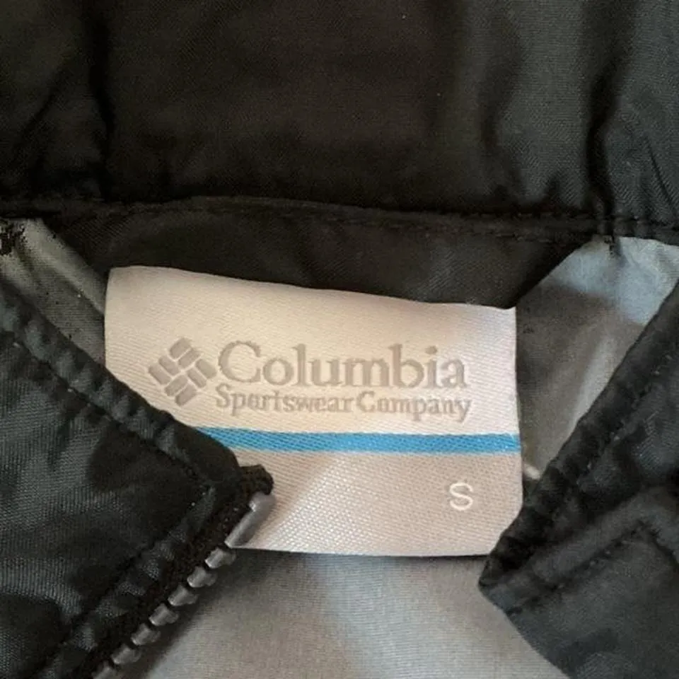 Columbia‎ Womens Windbreaker Jacket Lightweight Full Zip Black S - Image 3
