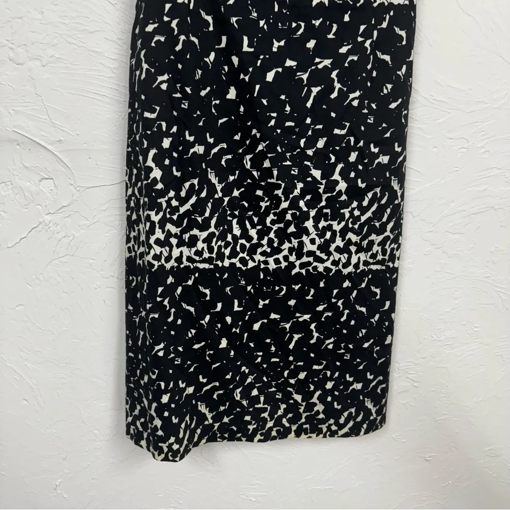 Marimekko Black & White Spotted Sleeveless Sheath Dress Women’s 42 Preppy Size M - Image 5