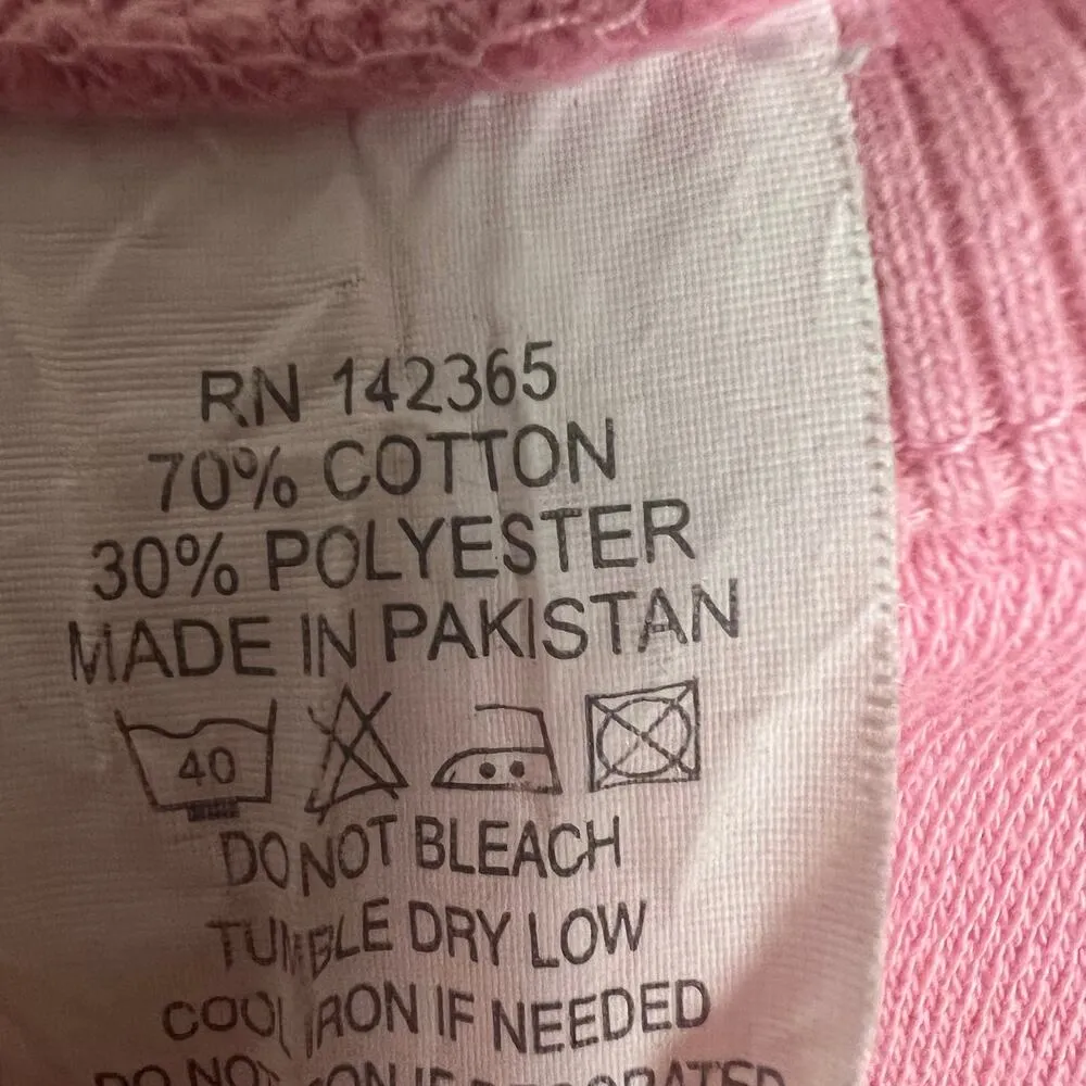 Departure Beverly Hills Pink Crewneck Graphic Long Sleeve Pullover Sweatshirt M Size M - Image 10