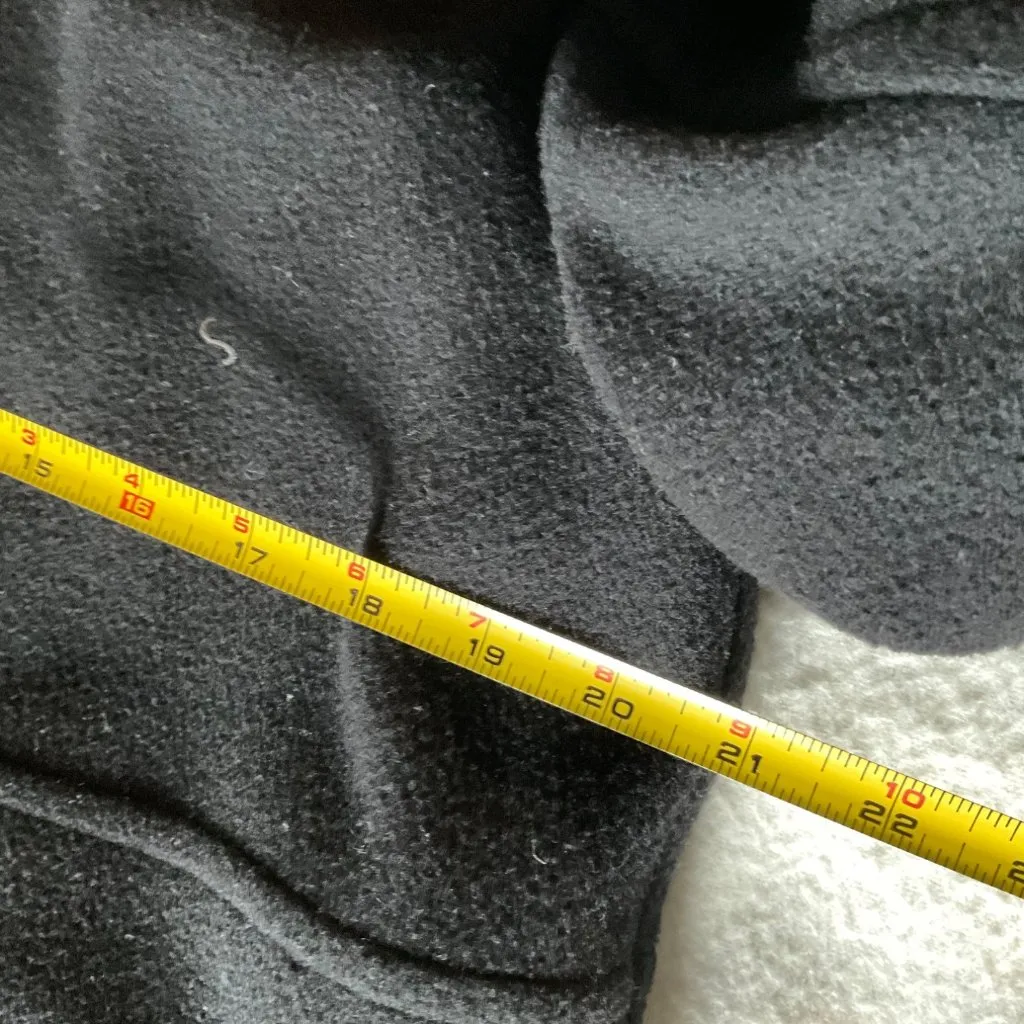 Talbots Women's Black Wool Long Sleeve Winter Pea Coat 10P bust42 - Image 4