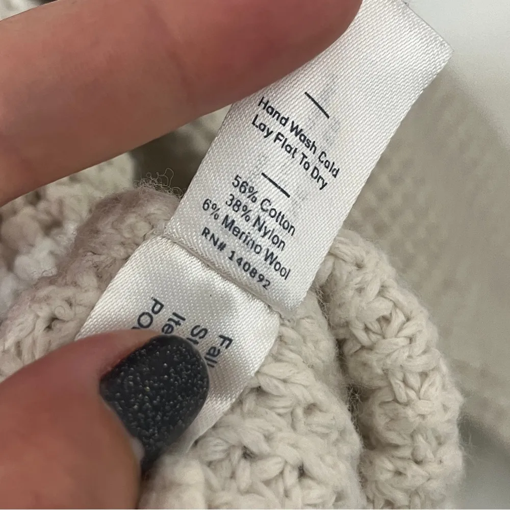 Marine Layer Women's Delaney Raglan Sweater Knitted Rainbow Pullover Size S - Image 6