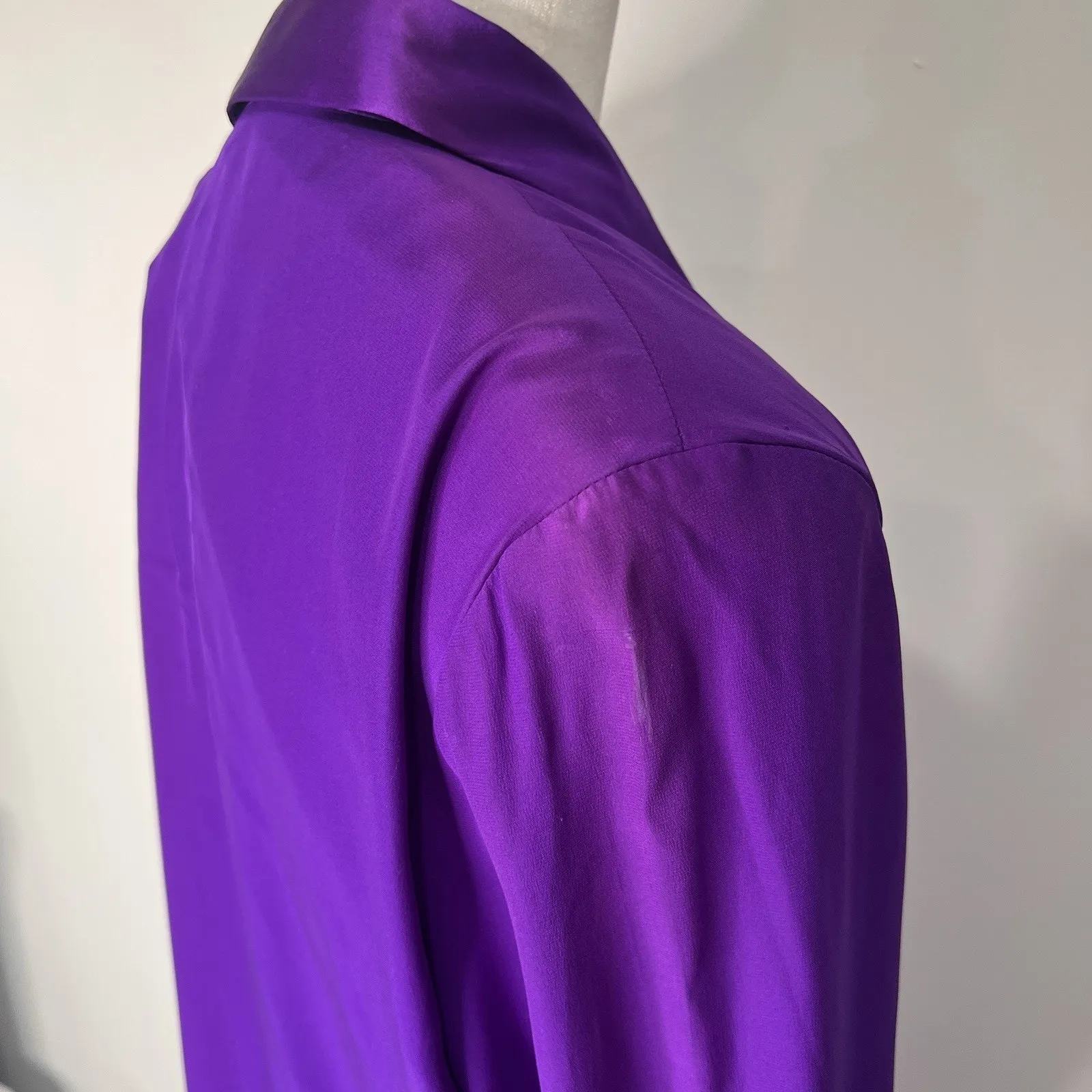 vintage Purple oscar de la renta dress Size 10 - Image 5