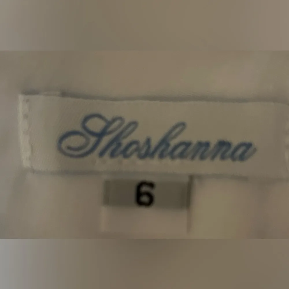Shoshanna Anthropologie brown & white dress size 6 - Image 5