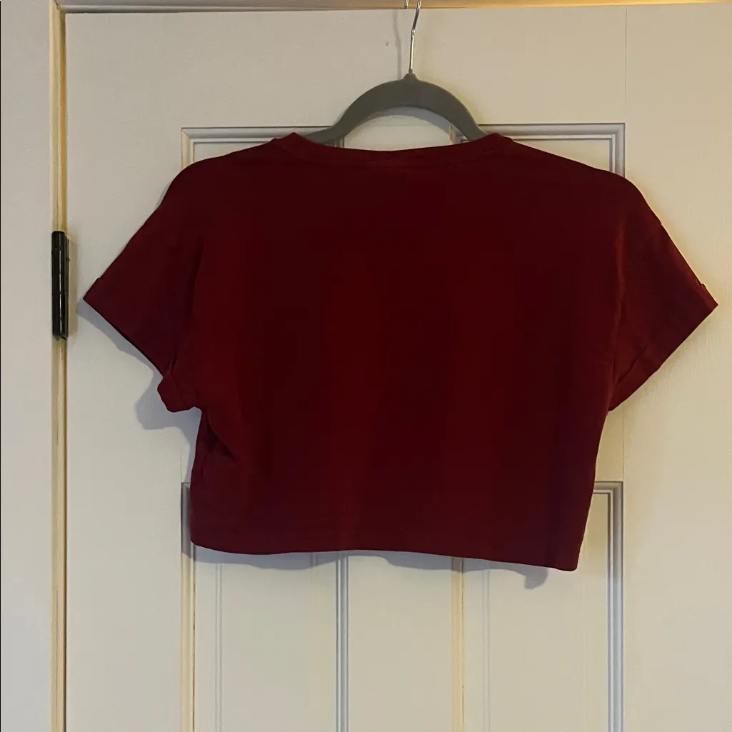 Gymshark Burgundy Crop Top - Image 6