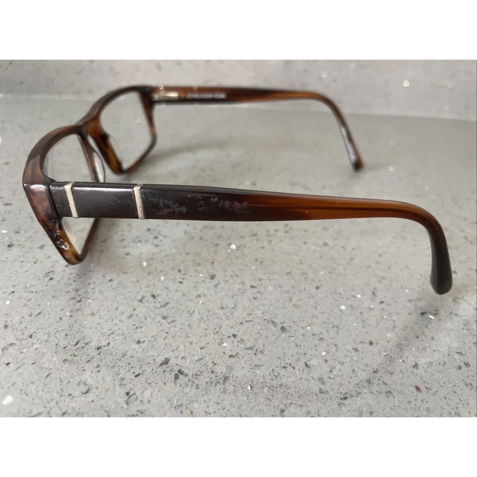 JONES NEW YORK EYEGLASSES FRAMES ONLY J512 BROWN TORTOISE FULL RIM 54-21-145 - Image 3