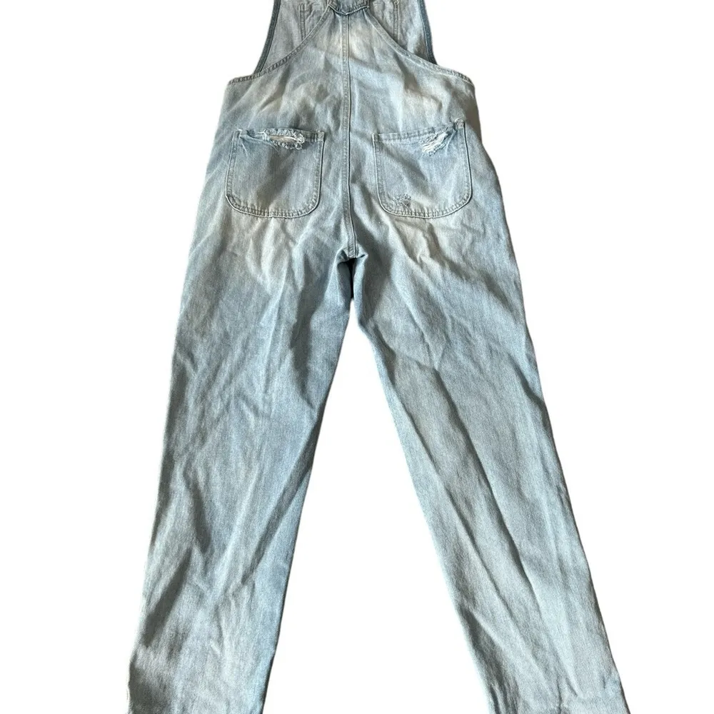Black Label  distressed overalls size‎ medium - Image 10