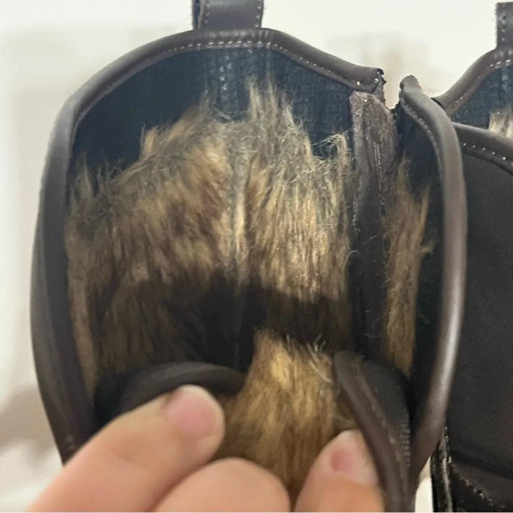 Clarks Carima Pluma Waterproof Snow Winter Knee High Tall Boot Brown Size 6.5 - Image 7